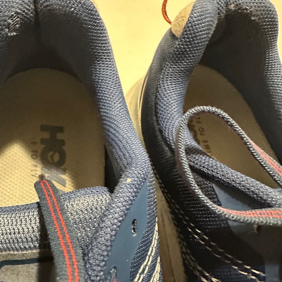 Men’s Hoka Clifton 6 blue lace up - Picture 7 of 7